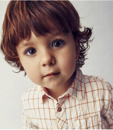 CAMISA BEBE CUADROS MARCA MAYORAL