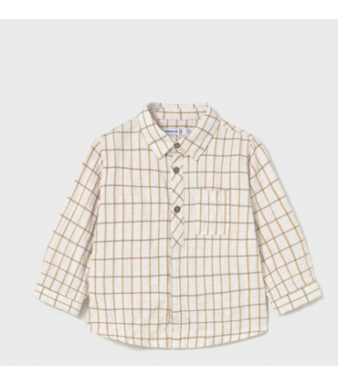 CAMISA BEBE CUADROS MARCA MAYORAL