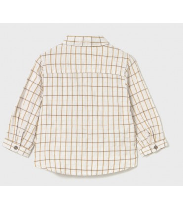 CAMISA BEBE CUADROS MARCA MAYORAL