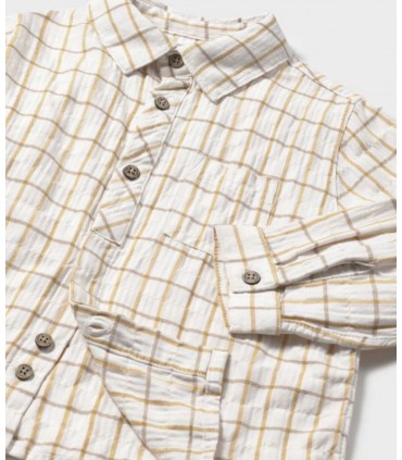 CAMISA BEBE CUADROS MARCA MAYORAL