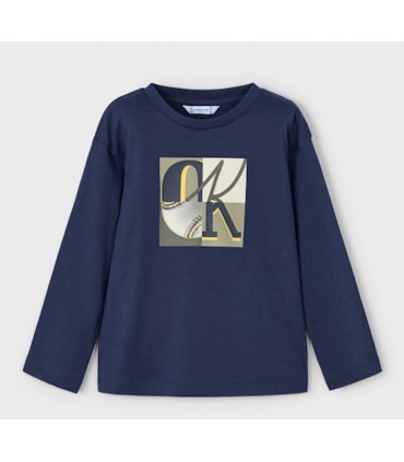 CAMISETA NIÑO LETRAS MARCA MAYORAL