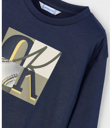 CAMISETA NIÑO LETRAS MARCA MAYORAL