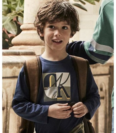 CAMISETA NIÑO LETRAS MARCA MAYORAL