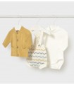 CONJUNTO BEBE TRES PIEZAS MARCA MAYORAL