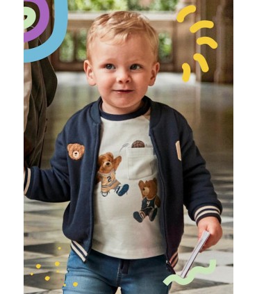 CAMISETA OSITO BEBE MARCA MAYORAL