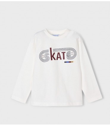 CAMISETA NIÑO LETRAS MARCA MAYORAL