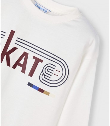 CAMISETA NIÑO LETRAS MARCA MAYORAL