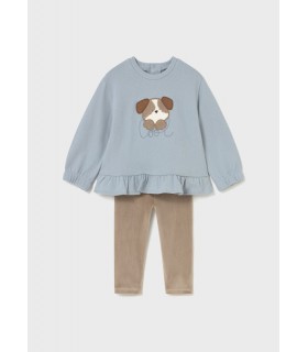 CONJUNTO LEGGING Y SUDADERA BEBE MARCA MAYORAL