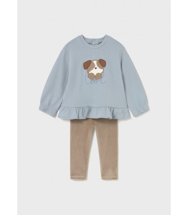 CONJUNTO LEGGING Y SUDADERA BEBE MARCA MAYORAL