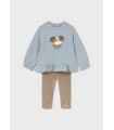 CONJUNTO LEGGING Y SUDADERA BEBE MARCA MAYORAL