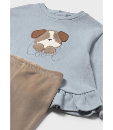 CONJUNTO LEGGING Y SUDADERA BEBE MARCA MAYORAL