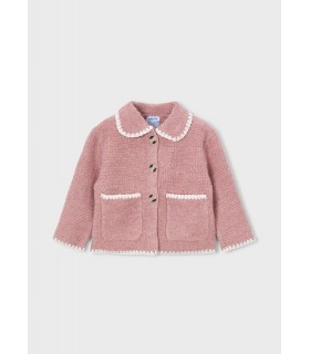 CHAQUETA TRICOT BUCLES NIÑA MARCA MAYORAL