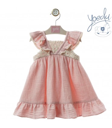 VESTIDO NIÑA INFANTIL FAMILIA DECORACION  MARCA YOEDU