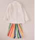 CONJUNTO  MULTICOLOR NIÑO DOS PIEZAS MARCA COCOTE