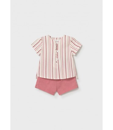 CONJUNTO BEBE PANTALON CORTO Y CAMISA MARCA MAYORAL