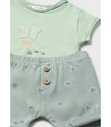 CONJUNTO PUNTO BEBE CUATRO PIEZAS MARCA MAYORAL