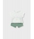 CONJUNTO PUNTO BEBE CUATRO PIEZAS MARCA MAYORAL