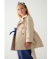GABARDINA CON CINTURON PARA NIÑA MARCA MAYORAL