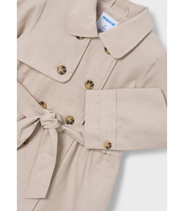 GABARDINA CON CINTURON PARA NIÑA MARCA MAYORAL