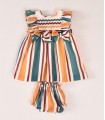 VESTIDO RAYAS TRICOLOR BEBE MARCA JOSE VARON