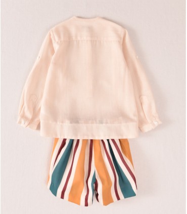 CONJUNTO RAYAS TRICOLOR MARCA JOSE VARON