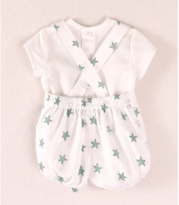 CONJUNTO BEBE ESTRELLAS  DOS PIEZAS MARCA JOSE VARON