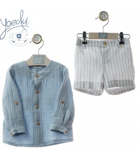 CONJUNTO BEBE DOS PIEZAS FAMILIA DECORACION  MARCA YOEDU