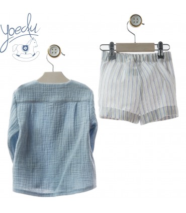 CONJUNTO BEBE DOS PIEZAS FAMILIA DECORACION  MARCA YOEDU