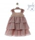 VESTIDO INFANTIL FAMILIA PORCELANA MARCA YOEDU