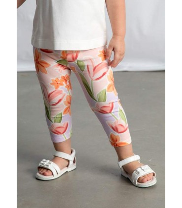 CONJUNTO LEGGING BEBE CAMISETA FLOR MARCA MAYORAL