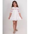 VESTIDO CEREMONIA NIÑA CORTE ALTO MARCA NEKENIA