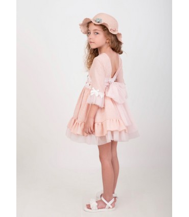 VESTIDO  CEREMONIA NIÑA ENTREDOS MARCA NEKENIA