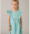 VESTIDO CON CALADOS  NIÑA MARCA MAYORAL