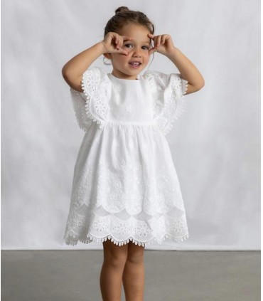 VESTIDO CEREMONIA BORDADO NIÑA