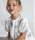 VESTIDO MANGAS ABULLONADA NIÑA MARCA MAYORAL
