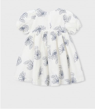 VESTIDO MANGAS ABULLONADA NIÑA MARCA MAYORAL