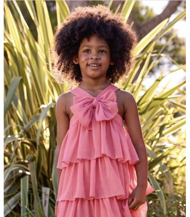 VESTIDO BAMBULA VOLANTES NIÑA MARCA MAYORAL