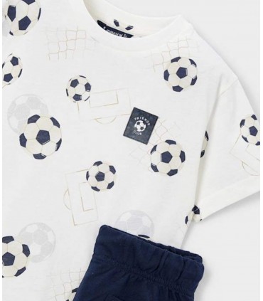 CONJUNTO BERMUDA Y CAMISETA ESTAMPADA NIÑO MARCA MAYORAL
