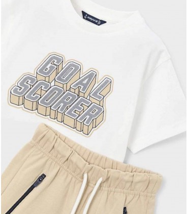 CONJUNTO PANTALON Y CAMISETA LETRAS NIÑO MARCA MAYORAL