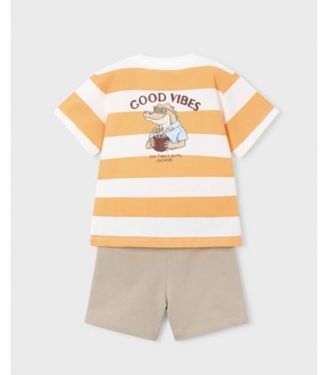 CONJUNTO PANTALON Y CAMISETA DE RAYAS NIÑO MARCA MAYORAL