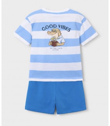 CONJUNTO NIÑO CAMISETA RAYAS MARCA MAYORAL