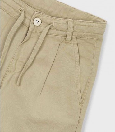 PANTALON CHINO RELAXED CON LINO NIÑO MARCA MAYORAL