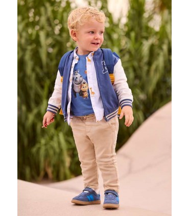 PANTALON RELAXED  CON LINO BEBE MARCA MAYORAL