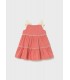 VESTIDO  DE RIZO LAZOS BEBE MARCA MAYORAL