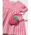 VESTIDO BEBE RAYAS BOLSO BEBE MARCA MAYORAL