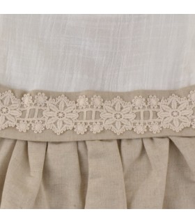 VESTIDO BEBE LINO MARCA BABY-FERR
