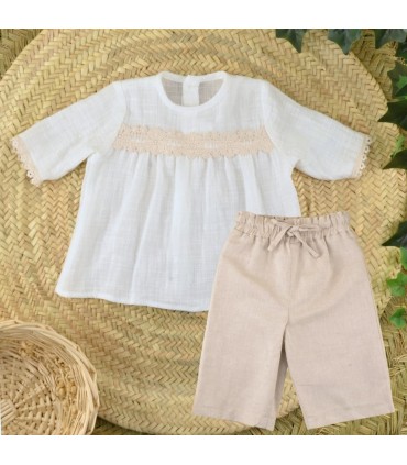 CONJUNTO NIÑA DOS PIEZAS MARCA BABY-FERR