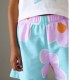 CONJUNTO PANTALON CORTO ESTAMPADO Y CAMISETA NIÑA MARCA MAYORAL