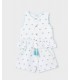 CONJUNTO PANTALON CORTO Y CAMISETA ESTAMPADA NIÑA MARCA MAYORAL