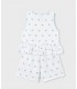 CONJUNTO PANTALON CORTO Y CAMISETA ESTAMPADA NIÑA MARCA MAYORAL